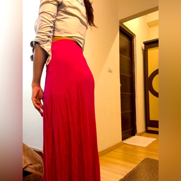 Splash Long A Cut Skirt - Picture 3 of 9